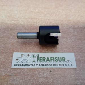 Fresa mango para pernios D14mm Mango d6mm Z2 MD - 00363