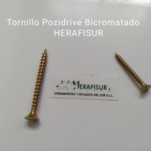 Tornillo 3,5 x 16 Pozidrive Bicromatado DIN 7505A (1.000uds)