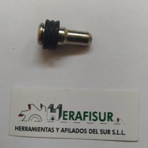 Portaestante con goma niquelado d5mm (100uds) - 16001020YA