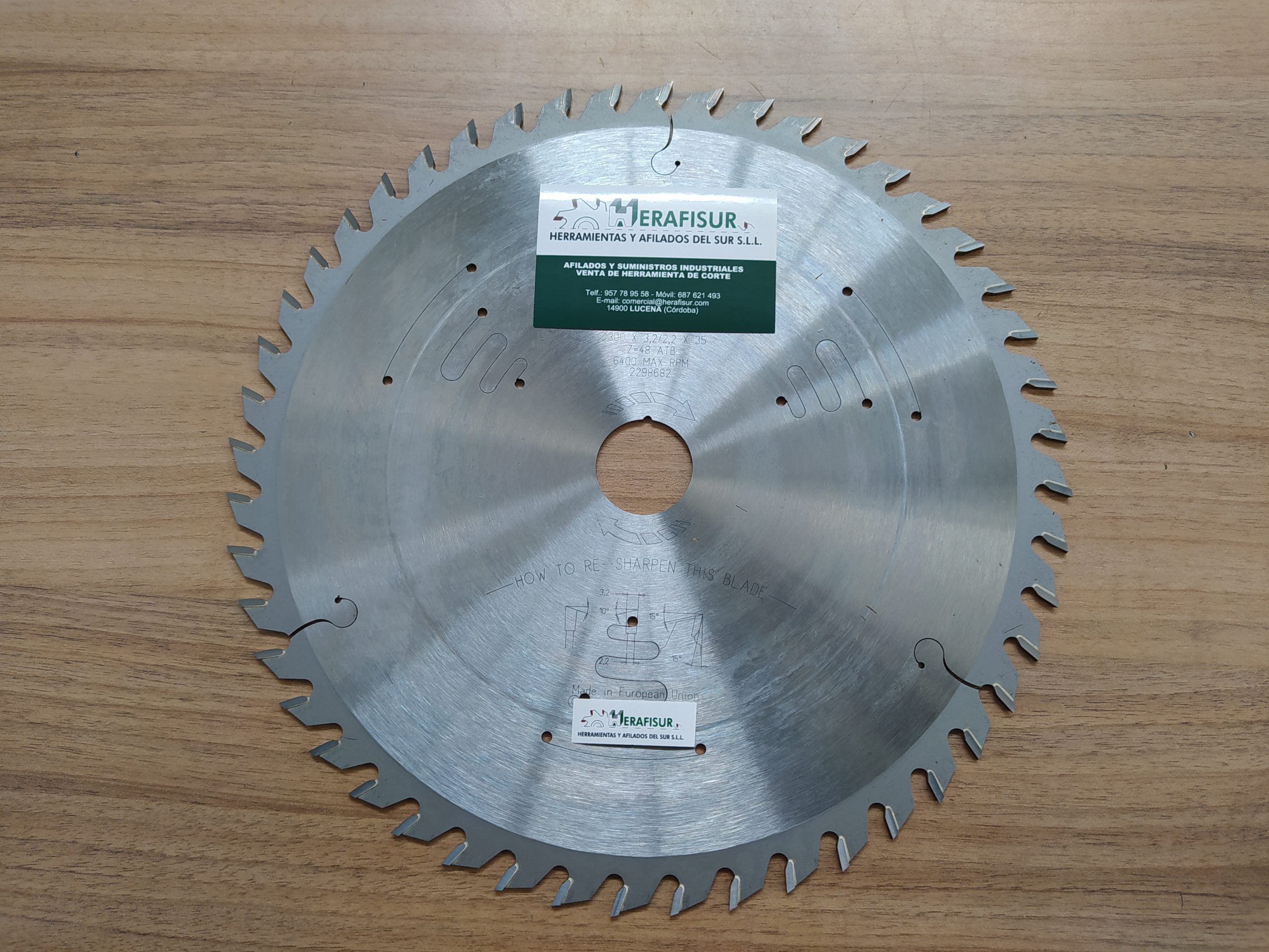 Disco D250 x 3,2/2,2 x d35mm Z40 Alterno - 28504010