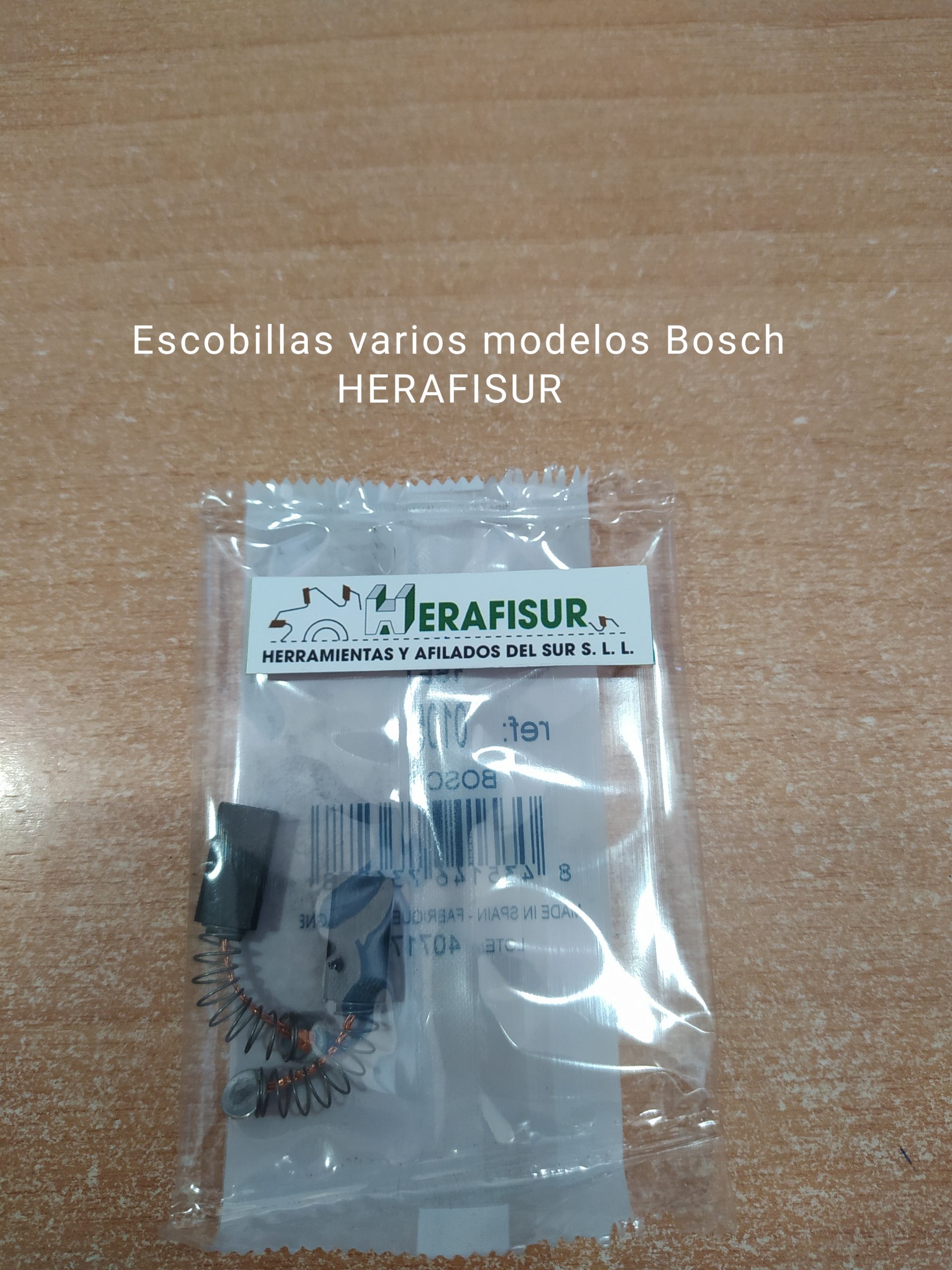 Juego escobillas para gran variedad máquinas Bosch, Referencias 2.604.321.905 / 2.604.321.907 - 0105J