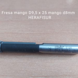 Fresa mango D9,5 x 25,4 mango d8mm con rodamiento para recortar - H4510MD