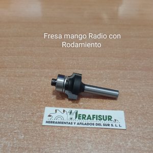 Fresa mango D16 x 8 mango d6mm Z2 MD Radio 1,6mm con rodamiento - A123.160.R