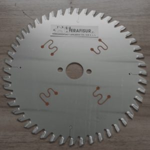 Disco D210 x 2,6 x d30 Z60 TP Neg. -3º Cromado para Festool - 28181060