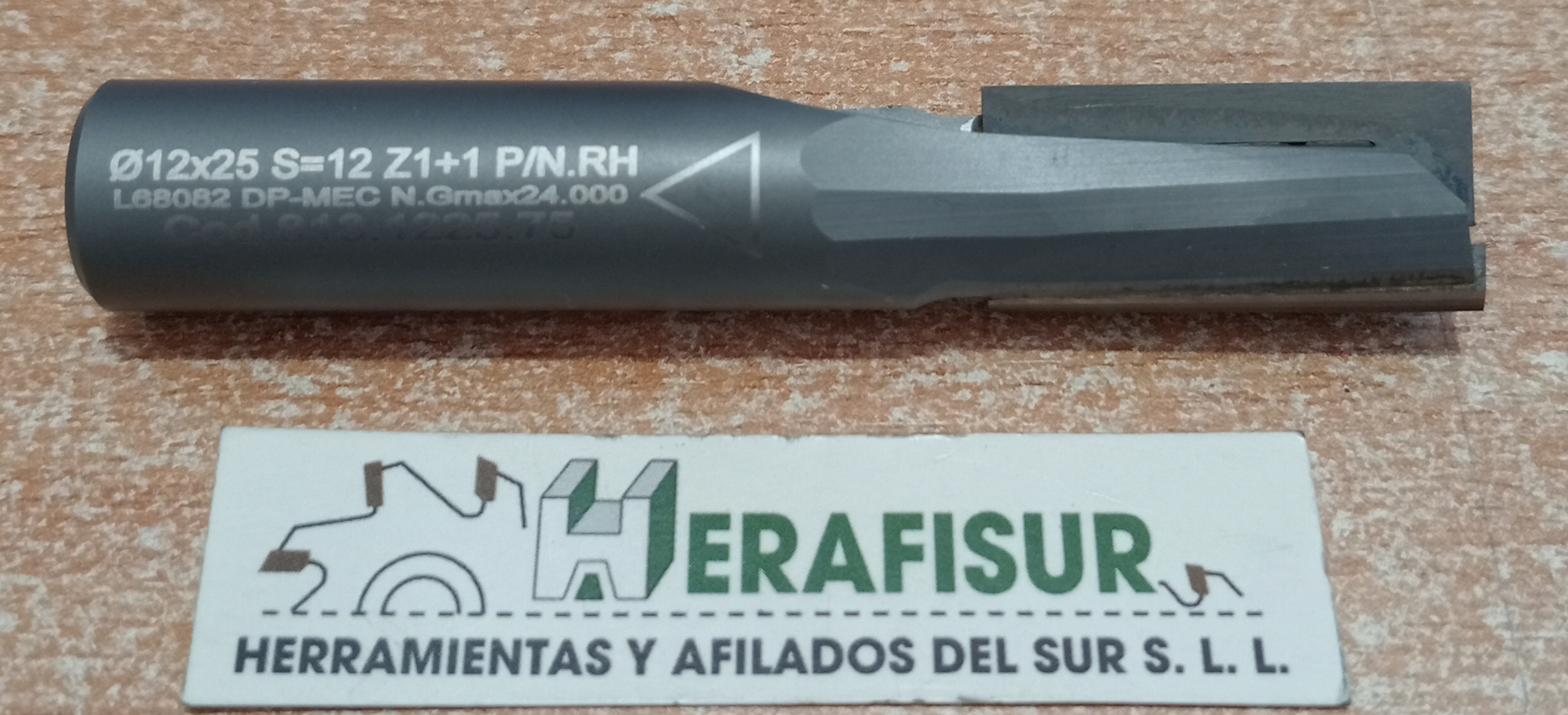 Fresa mango placas diamante para tablero compacto fenólico HPL D12