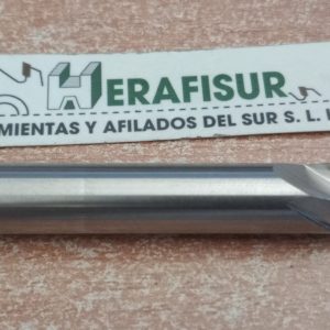 Fresa helicoidal D8 x 25 x 88 Z2 HSS para Aluminio y PVC - 802580