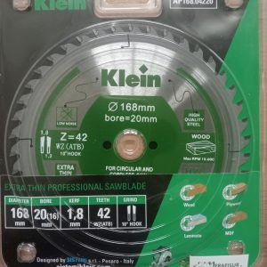 Disco D168 x 1,8 x d20 Z42 Alterno KLEIN - AP16804220